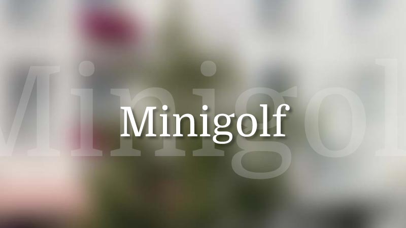 Minigolf in Burghausen